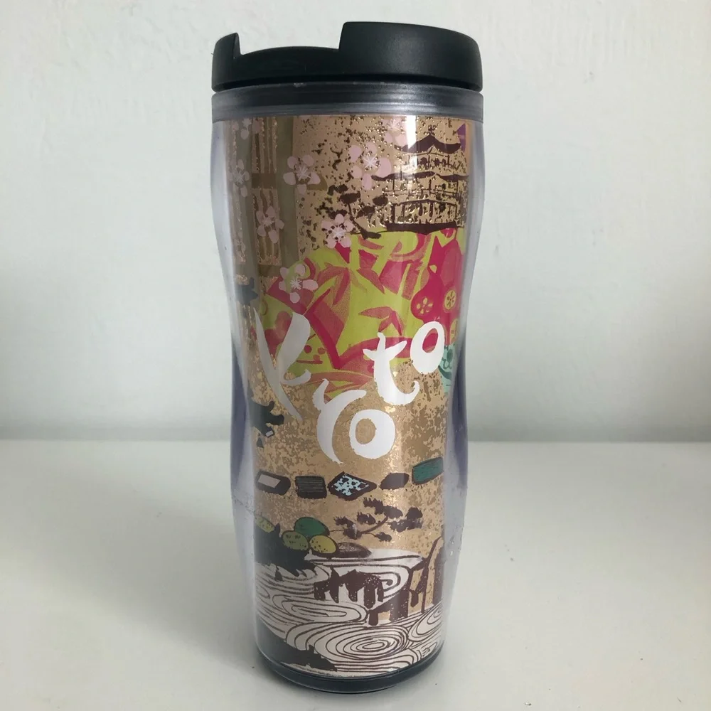 Starbucks Kyoto 2007 Limited Edition Graphic Travel Tumbler